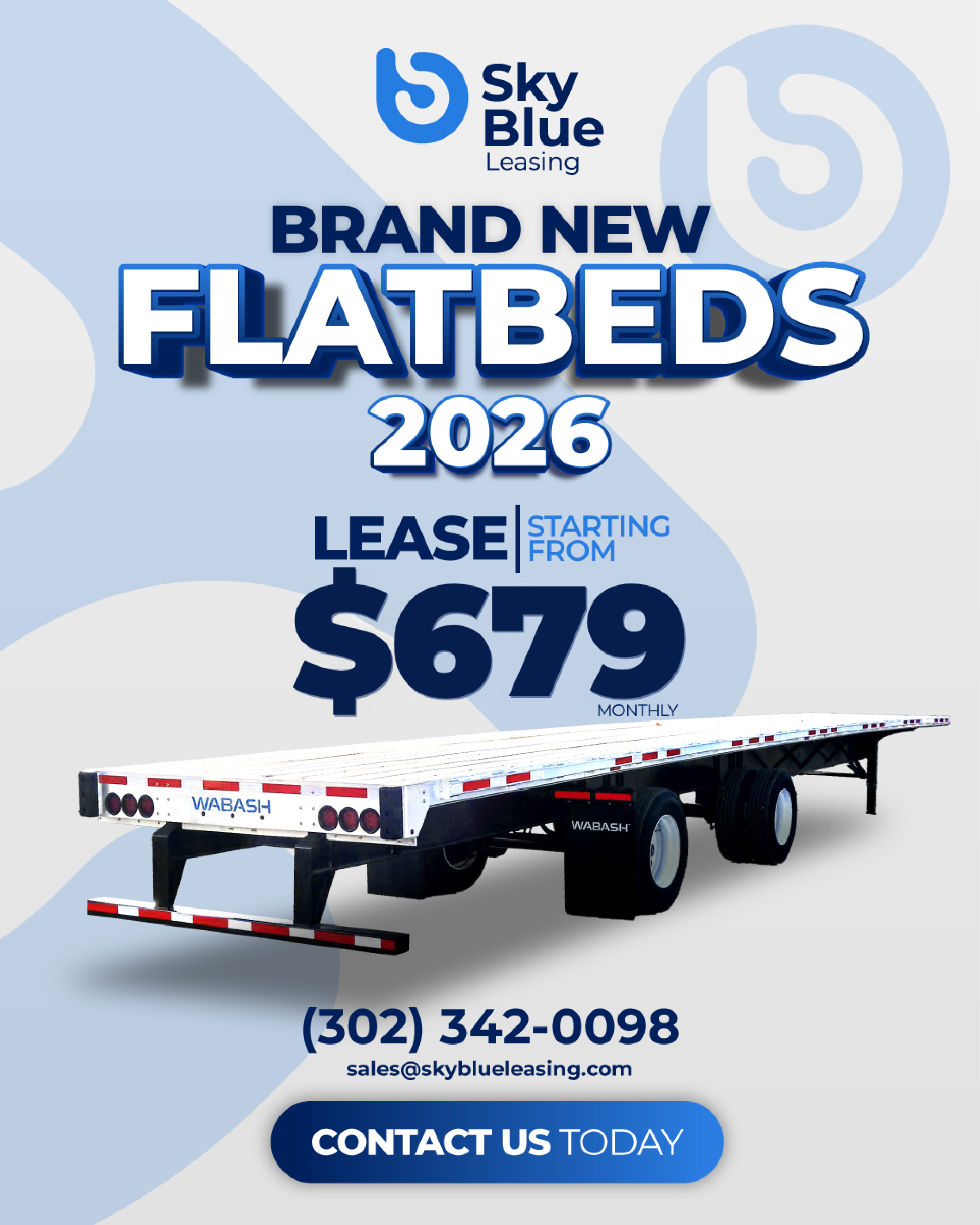 Lease Brand New 2026 Flatbeds With Flexible Terms