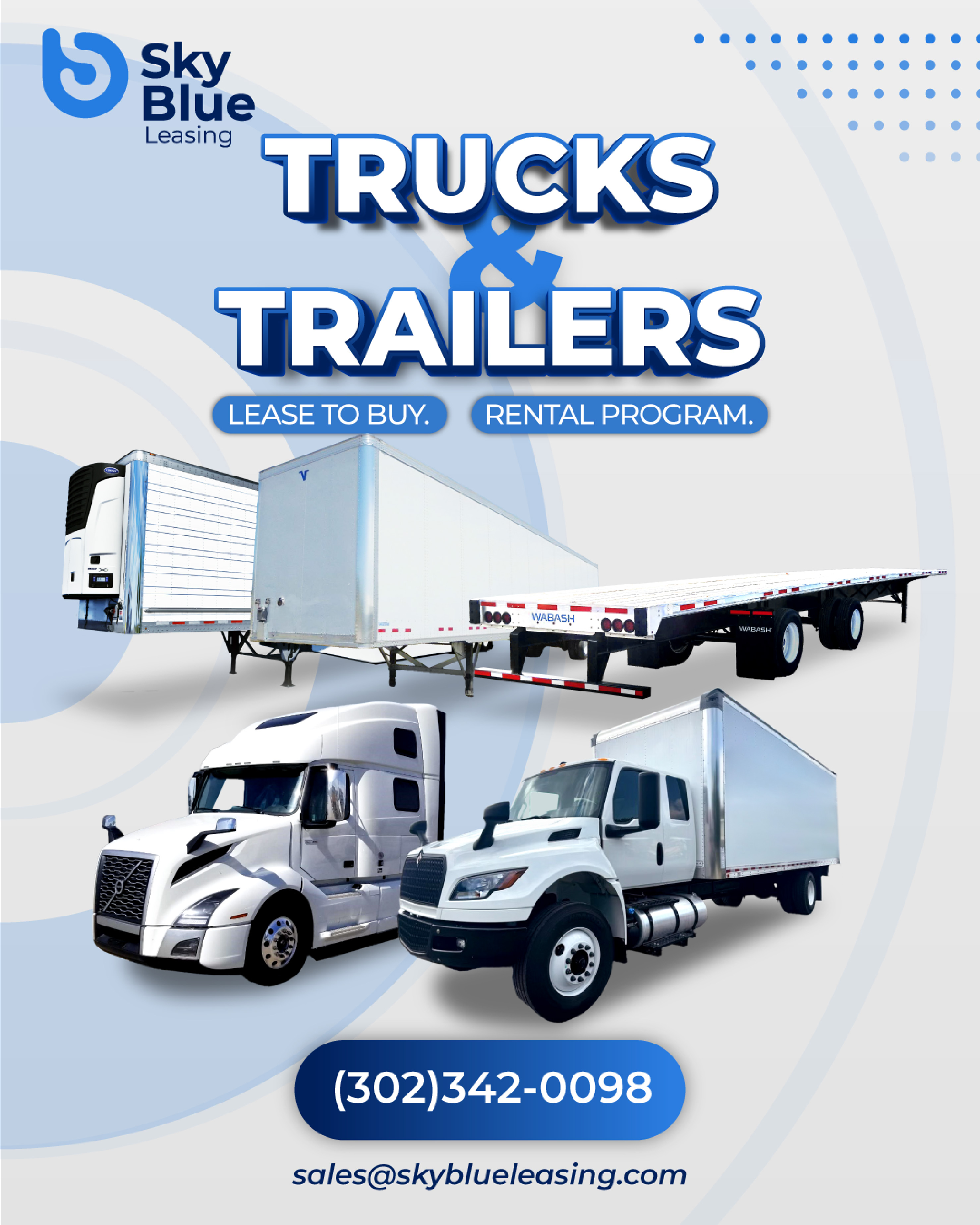 Reliable Trucks and Trailers to Keep Your Business Moving