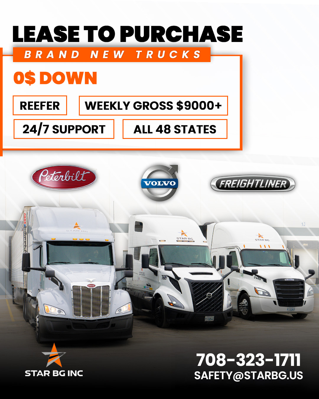 0 Down Lease Purchase – Brand New Trucks Ready to Roll