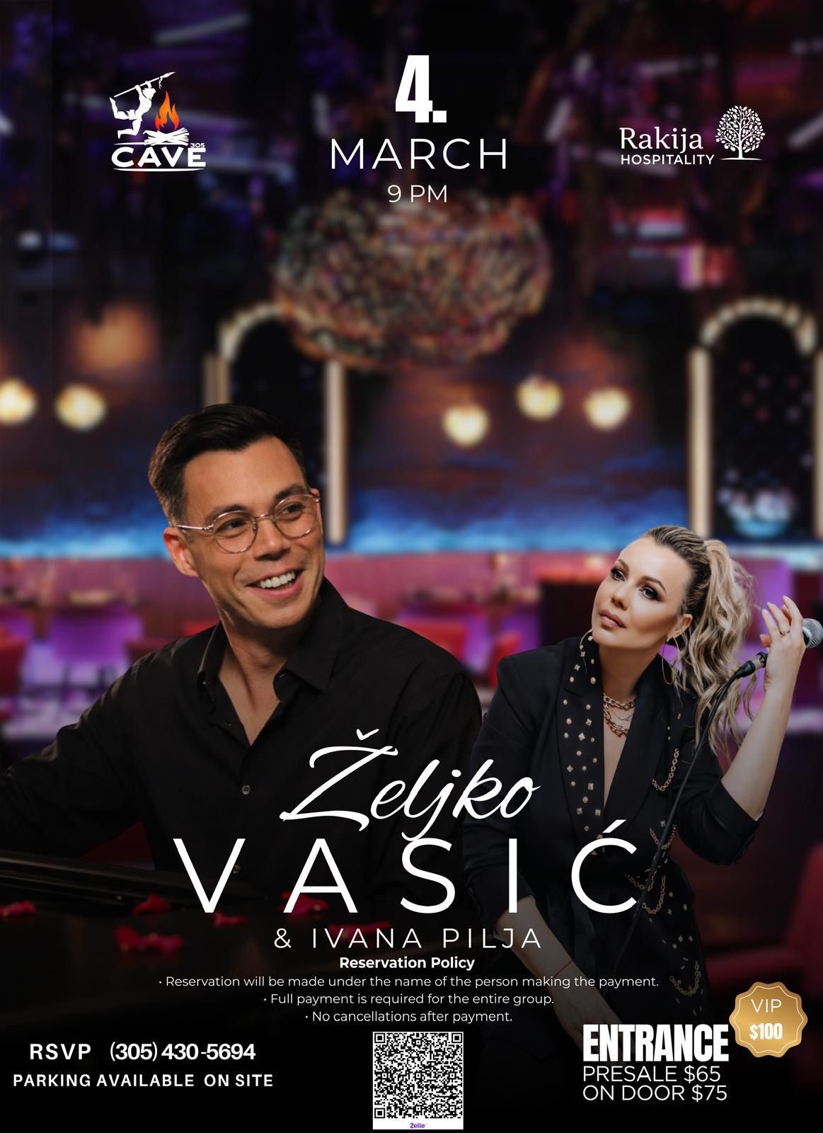 An unforgettable night at Cave 305 -  Željko Vasić & Ivana Pilja LIVE