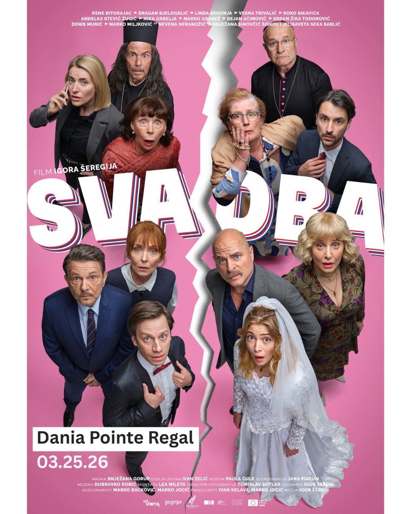 Projekcija filma „Svadba” u Majamiju