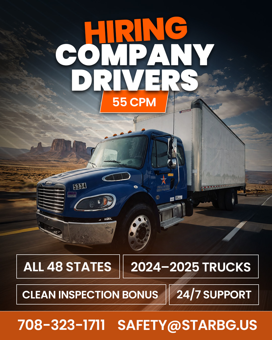 Drive New Trucks. Get Paid Right. Join Our Team Today.