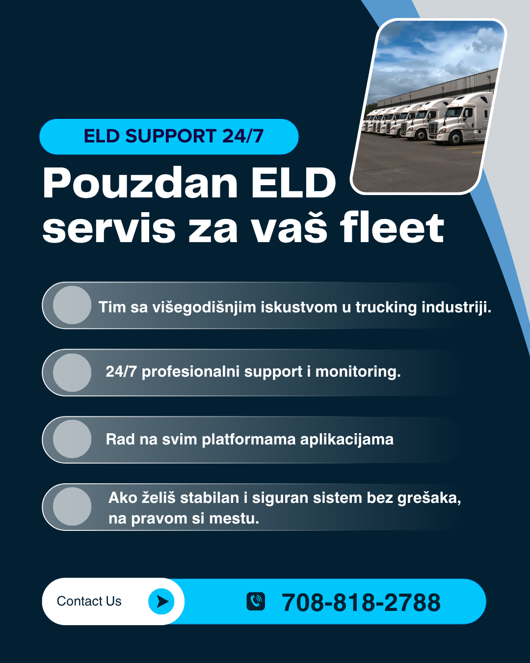 Pouzdan ELD Servis Za Ozbiljne Fleet Operacije