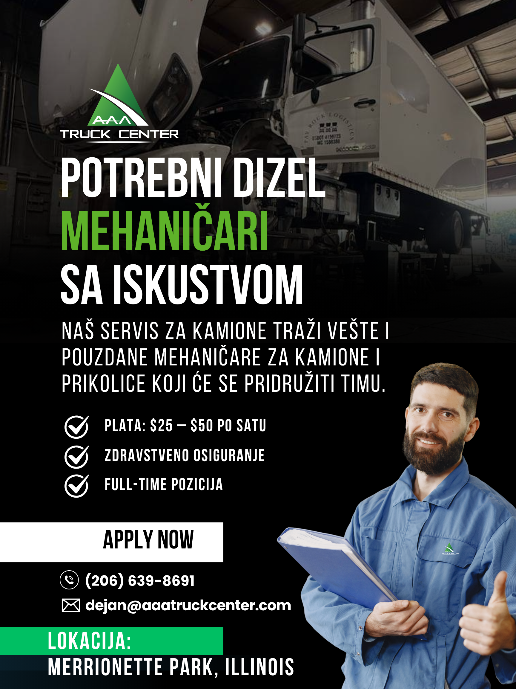 Postani deo iskusnog trucking tima