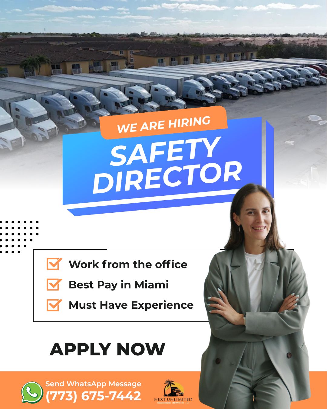 We Are Hiring: Safety Director in Miami