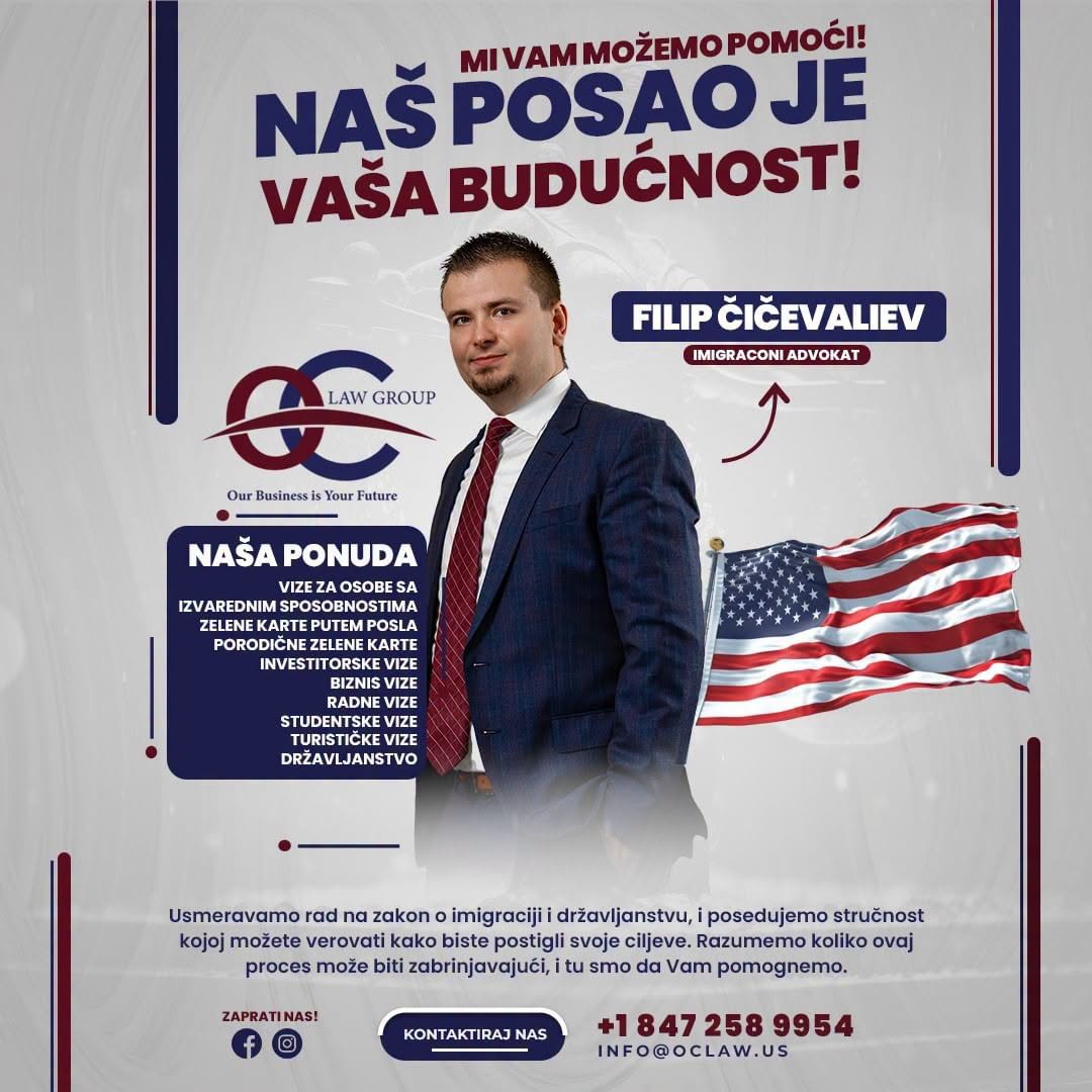 Viza, zelena karta ili državljanstvo? OC Law Group pruža pomoć kroz imigracioni proces