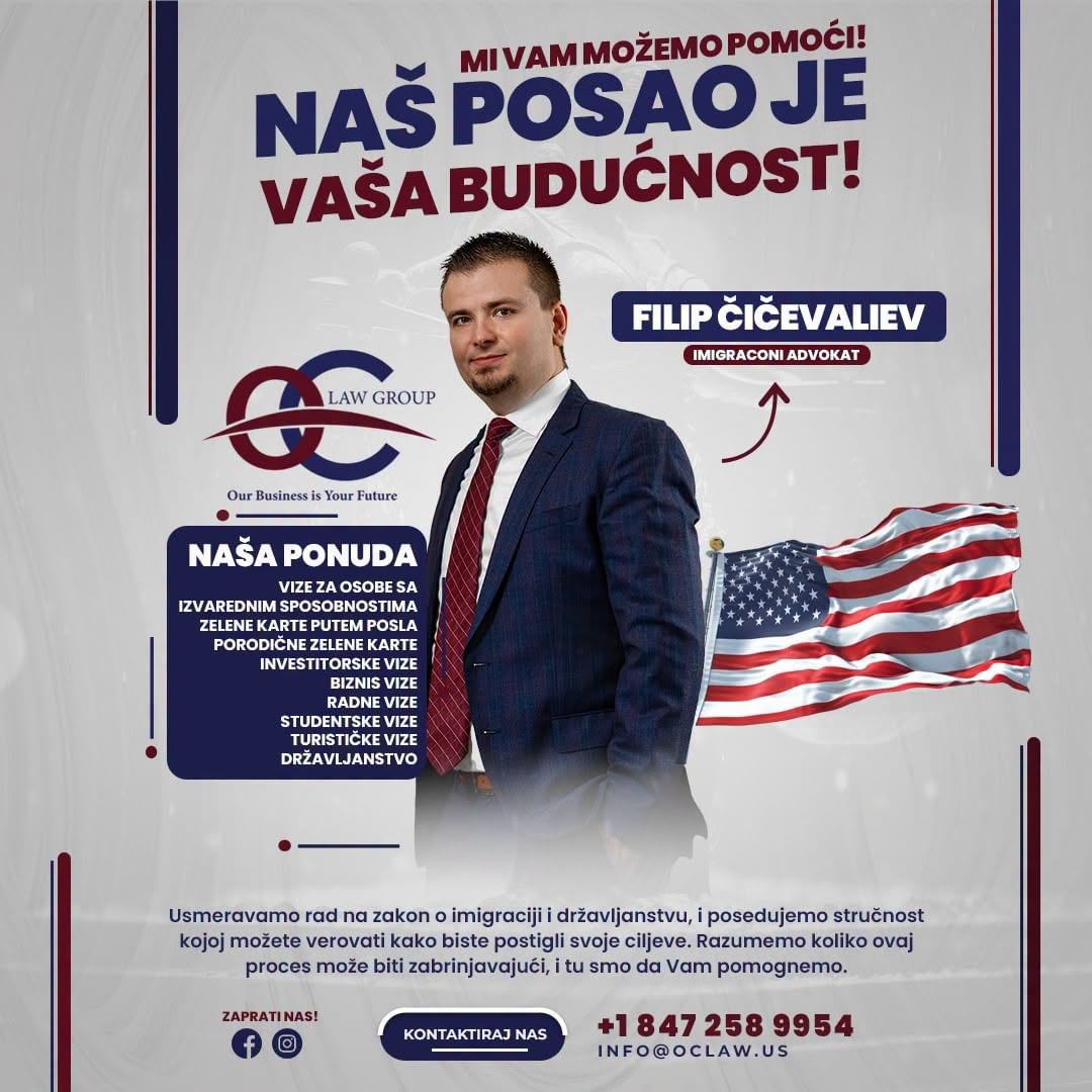 OC Law Group: Od vize do zelene karte i američkog državljanstva