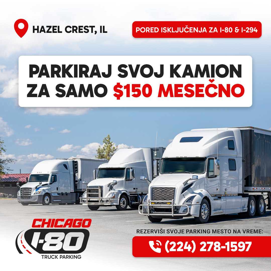 Parking za kamione dostupan odmah – preko 300 mesta
