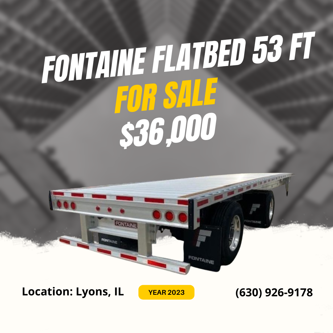 2023 Fontaine Flatbed 53ft Trailer Combo For Sale
